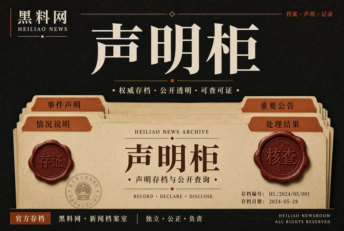 声明柜公开资料导览